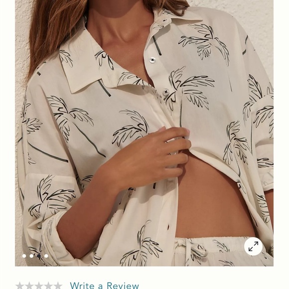 NWT Anthropologie LouLou Avenue Long-Sleeve Poplin Buttondown Shirt M - Picture 3 of 7